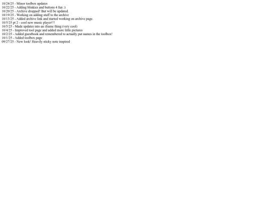 updates screenshot
