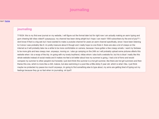 journal screenshot