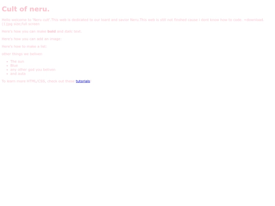 index screenshot
