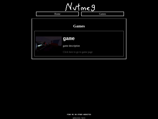 Games screenshot