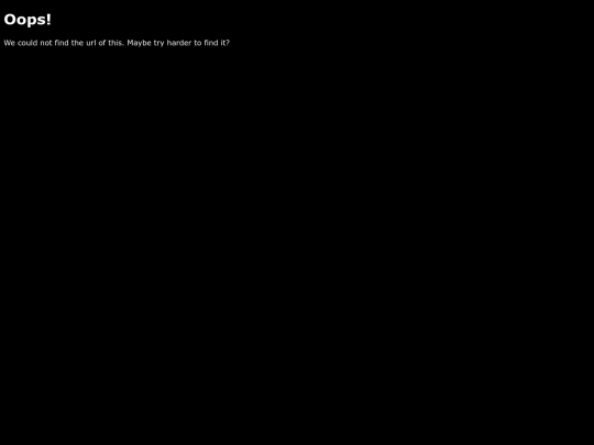 website/error screenshot