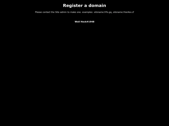 website/register screenshot