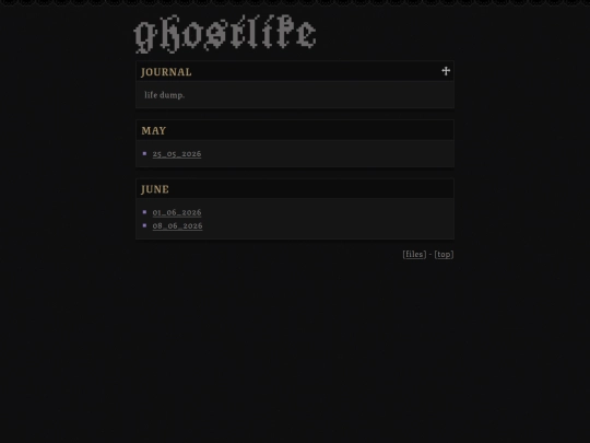 journal screenshot