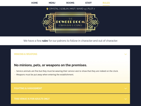 rules screenshot
