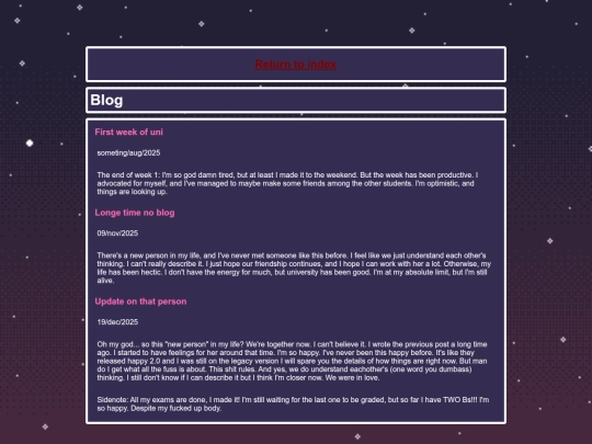 writing screenshot
