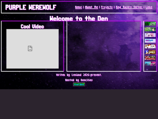 website/home screenshot