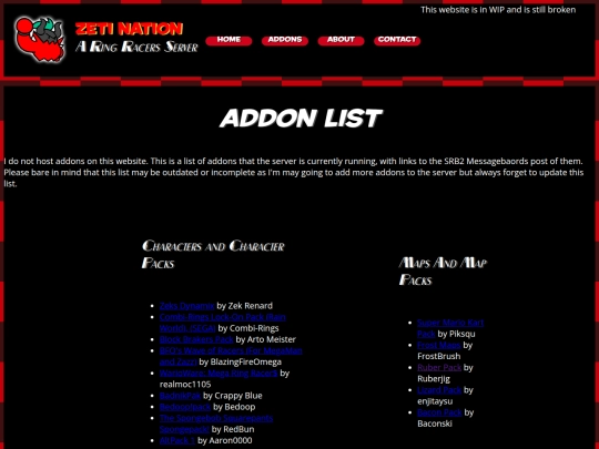 zeti-nation-website/addonlist screenshot
