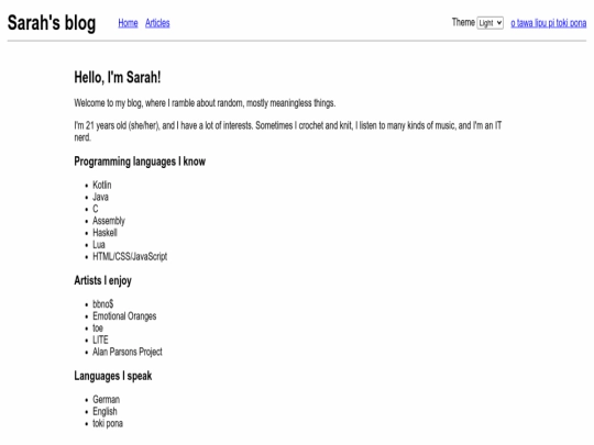 index screenshot
