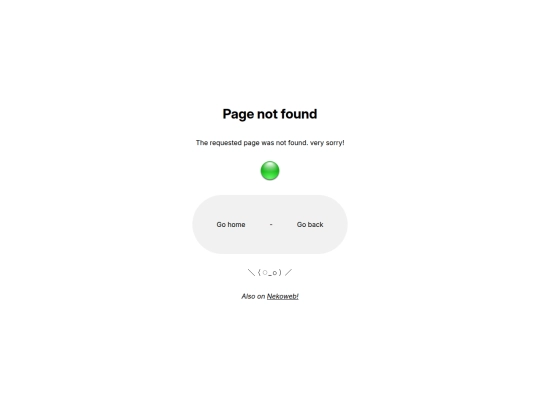 not_found screenshot
