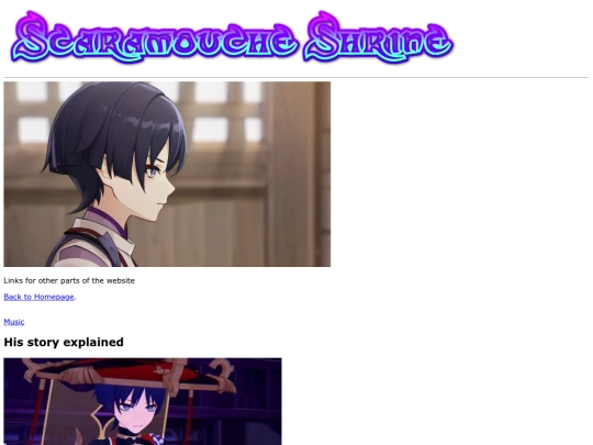 ScaramoucheShrine.index screenshot