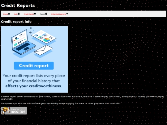 report screenshot