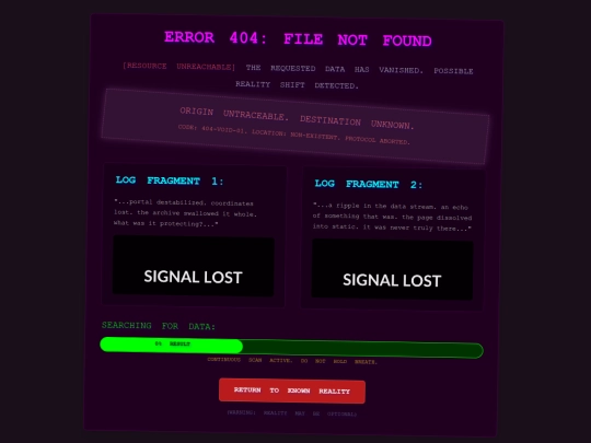 not_found screenshot