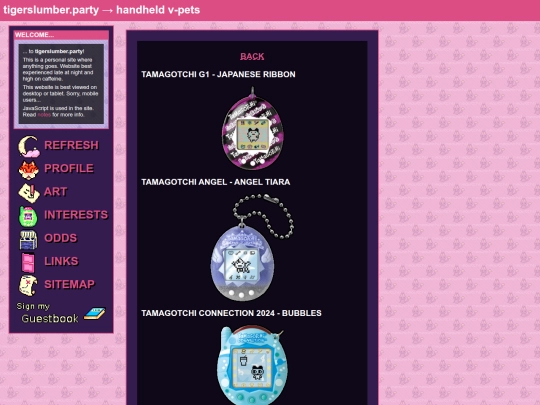 interests/v-pets/handhelds screenshot