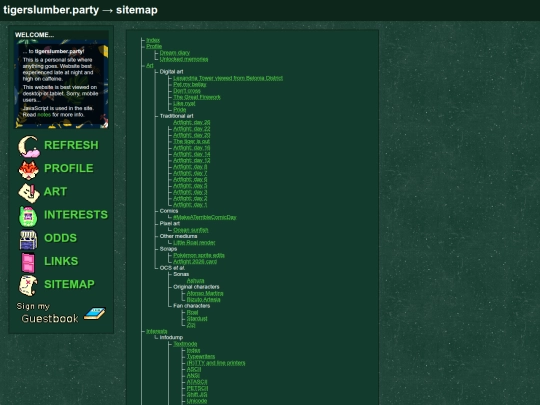 sitemap screenshot