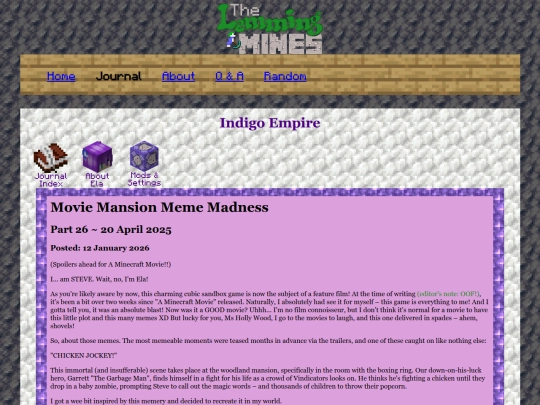 journal/20260112_26_movie-mansion-meme-madness screenshot