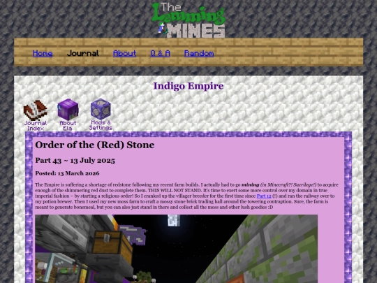 journal/20260313_43_order-of-the-red-stone screenshot