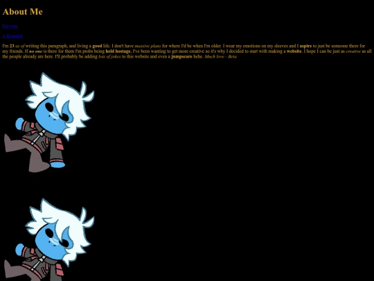 aboutme screenshot