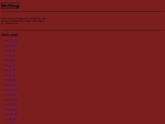sections/writing screenshot