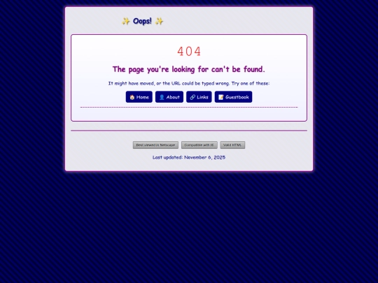 404 screenshot