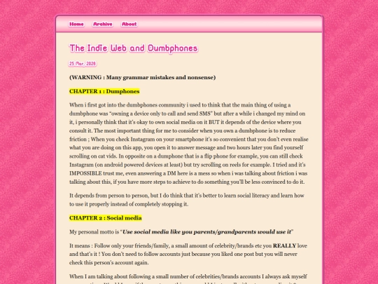 zonelets/posts/2026-03-25-The-Indie-Web-and-Dumbphones screenshot