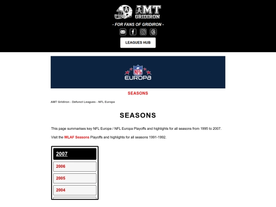 nfleuropaseasons screenshot