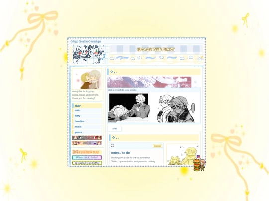 diary screenshot