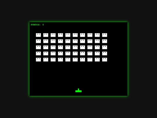 spaceinvasores screenshot