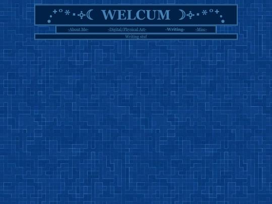 Writing screenshot