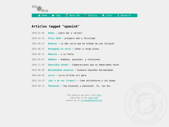 tags/spanish screenshot