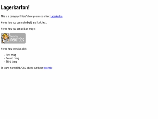 index screenshot