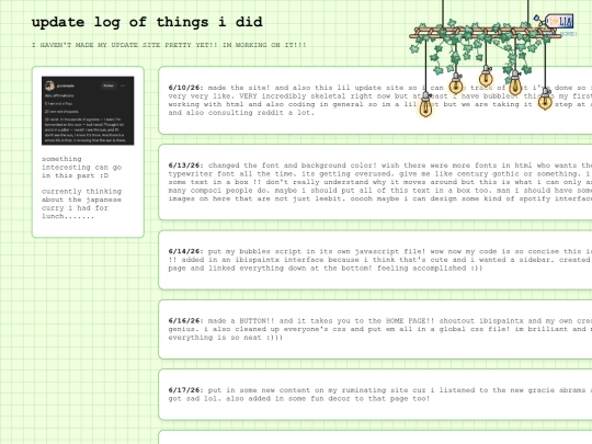 updateslog screenshot