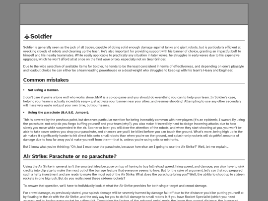 Soldier screenshot