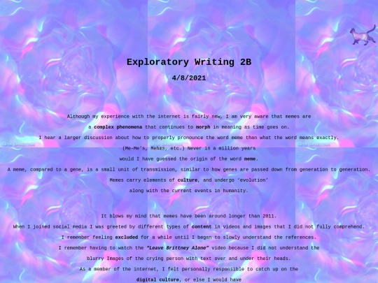 Exploratory Writing/ExploratoryWriting2B screenshot