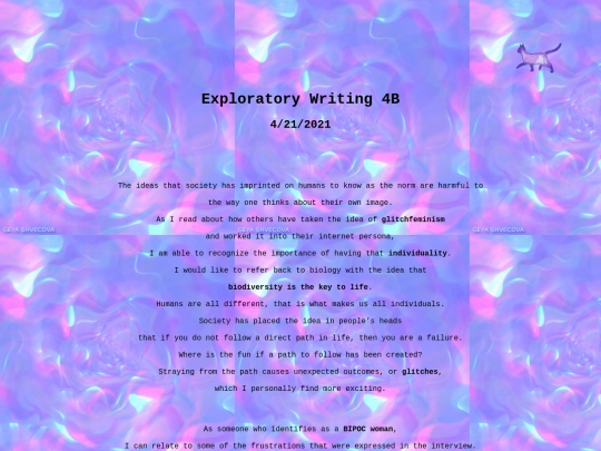 Exploratory Writing/ExploratoryWriting4B screenshot