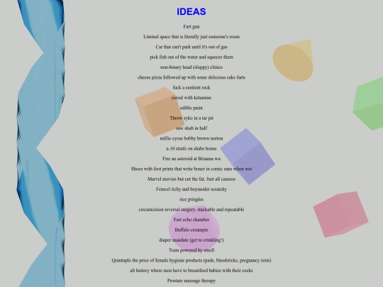 ideas screenshot