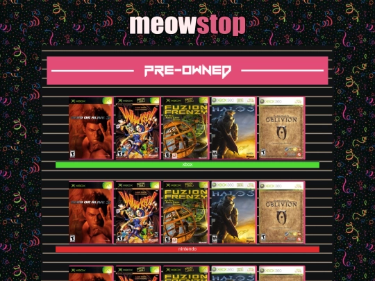 games screenshot