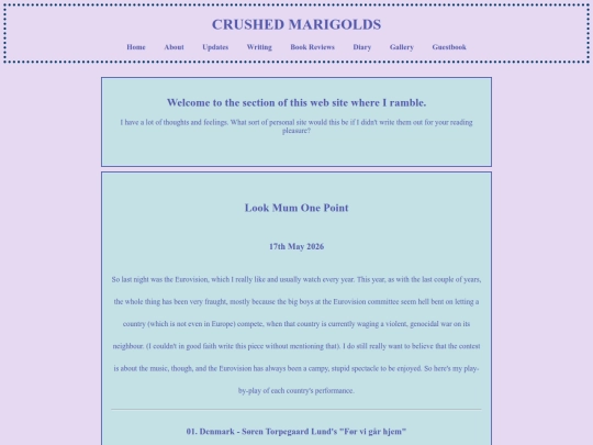diary screenshot