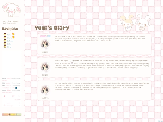 diary screenshot