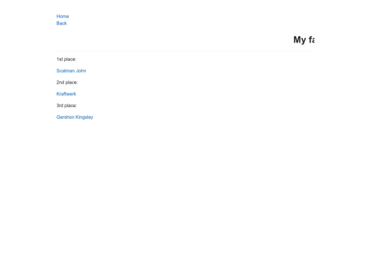 favmusic screenshot