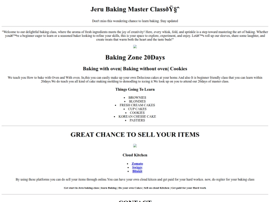 bake/bake .html/bake screenshot