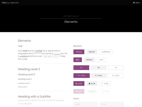 elements screenshot