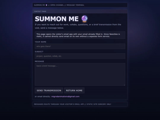 contact screenshot