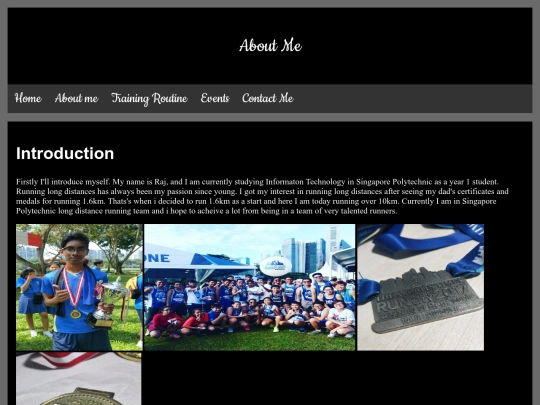 aboutme screenshot