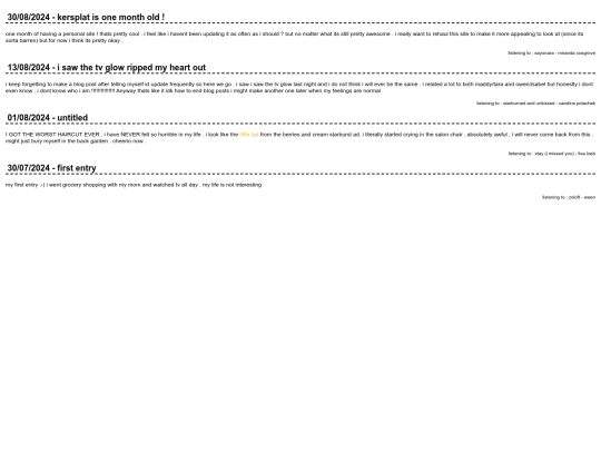 diary screenshot