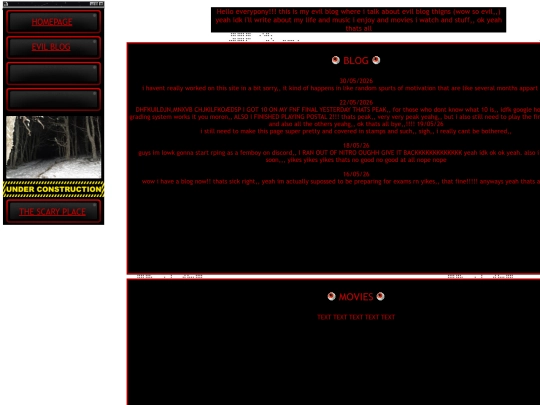 evilblog screenshot