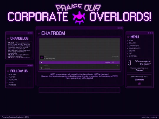 chatroom screenshot