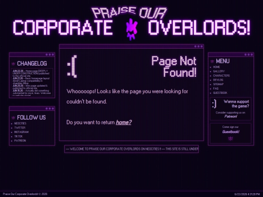 not_found screenshot