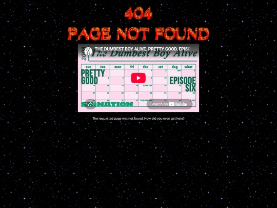 not_found screenshot