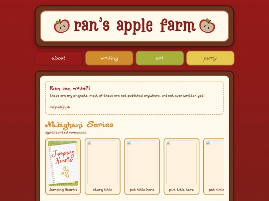 writing screenshot