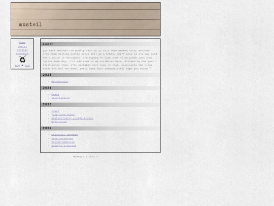 poetry screenshot